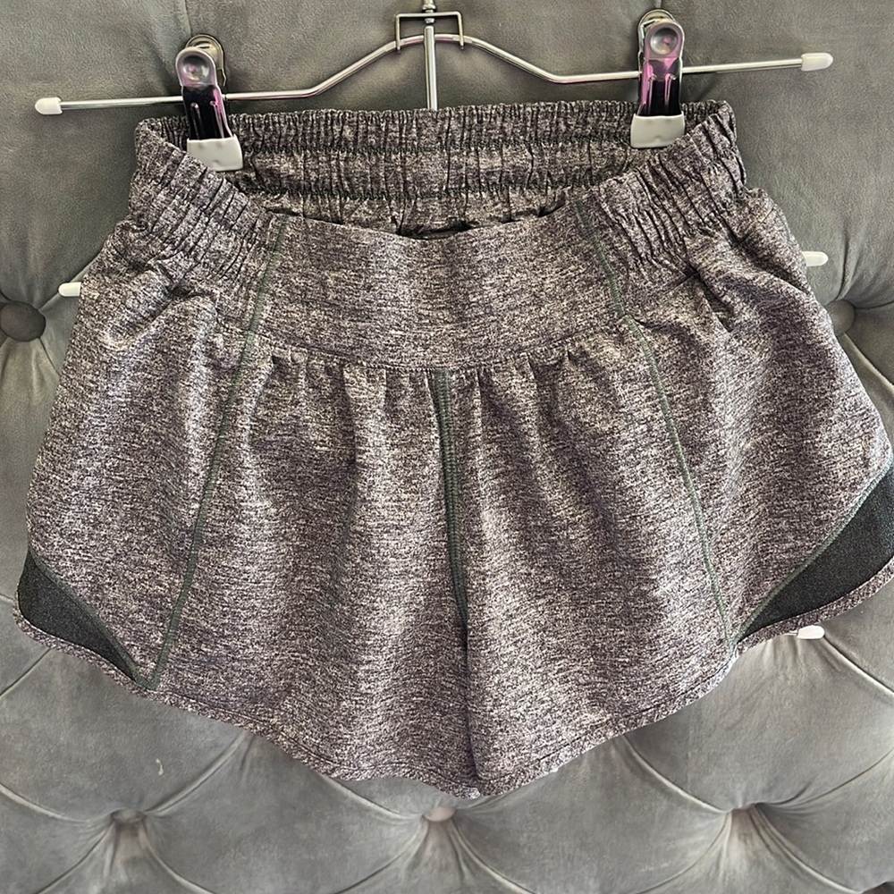 Lululemon gray hotty hot shorts!!